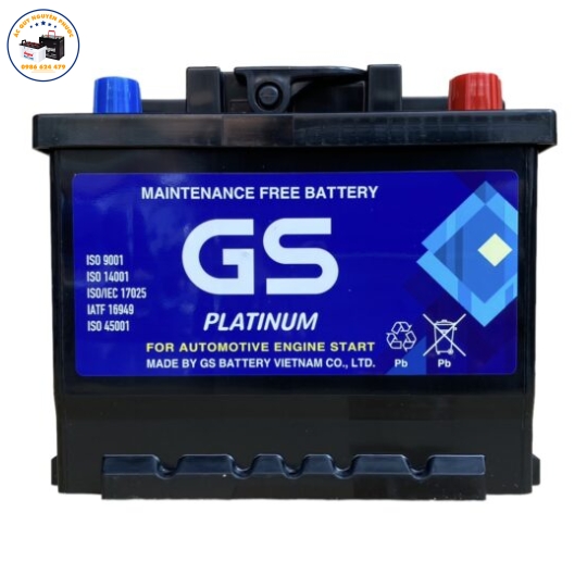 Ắc quy GS Khô MF Din 45L-LBN (12V 45Ah)