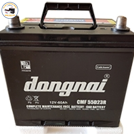 ẮC QUY ĐỒNG NAI KHÔ DÙNG CHO Ô TÔ 12V-60AH (CMF55D23 R/L)